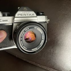 Pentax K1000 With Lens