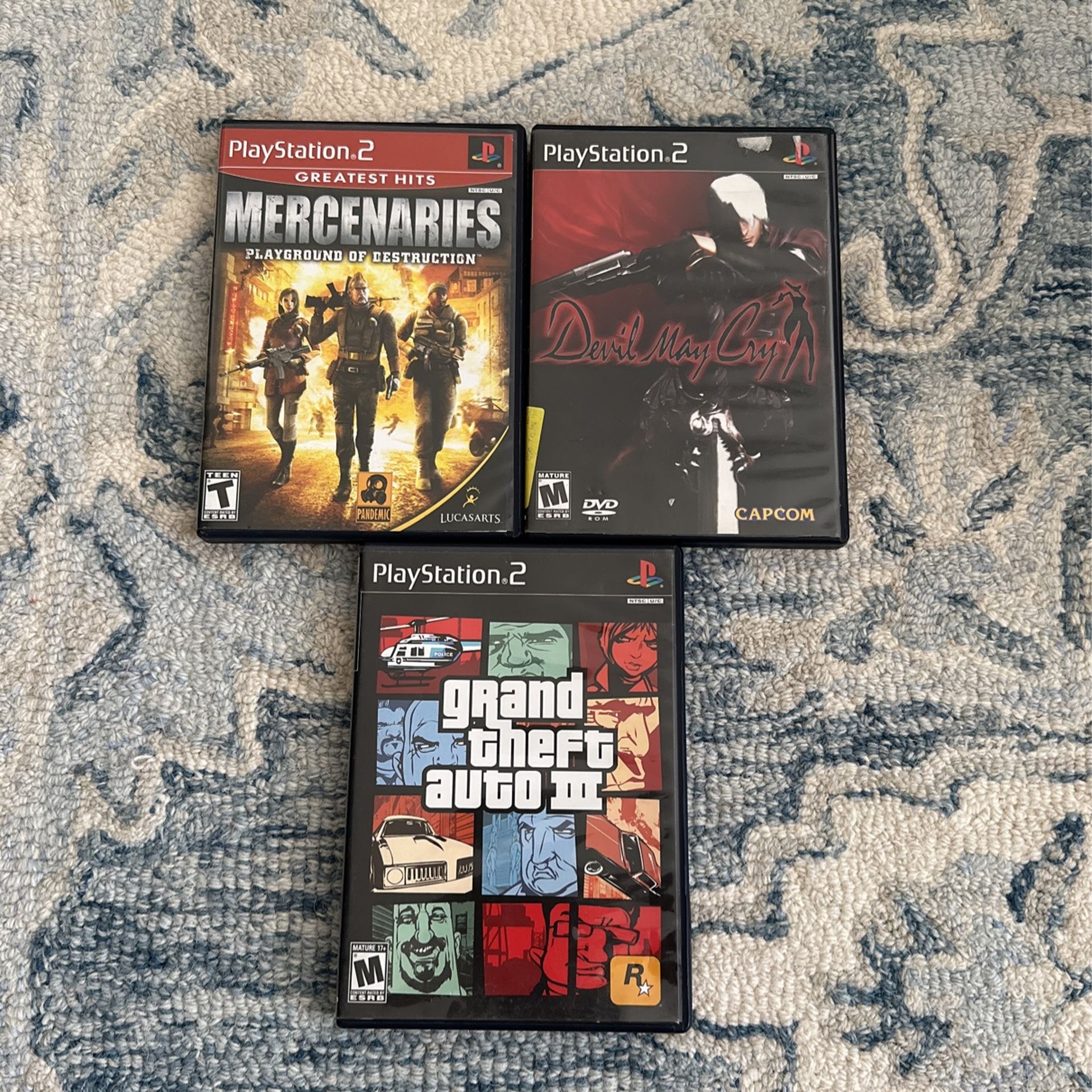 3 PS2 Games For $20