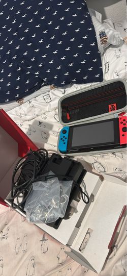 Nintendo Switch with Dock and Carrying Case