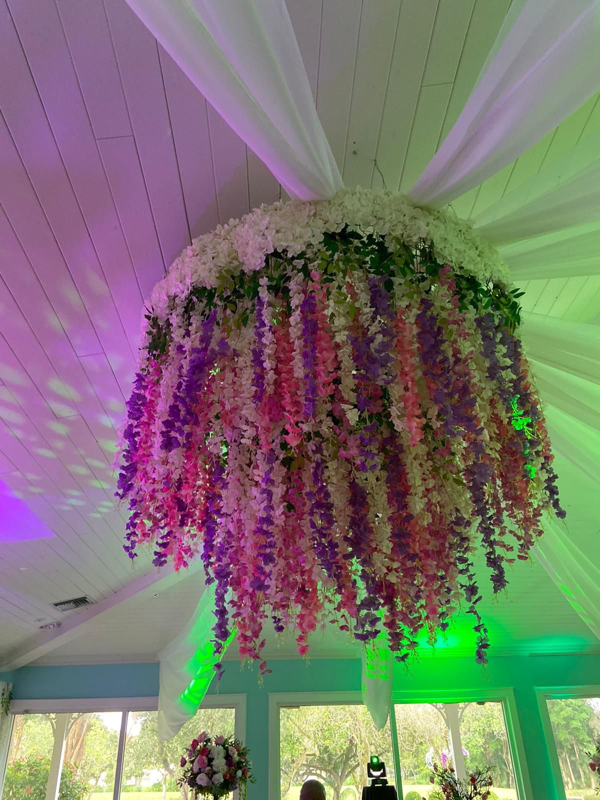 Wisteria Hanging Flowers