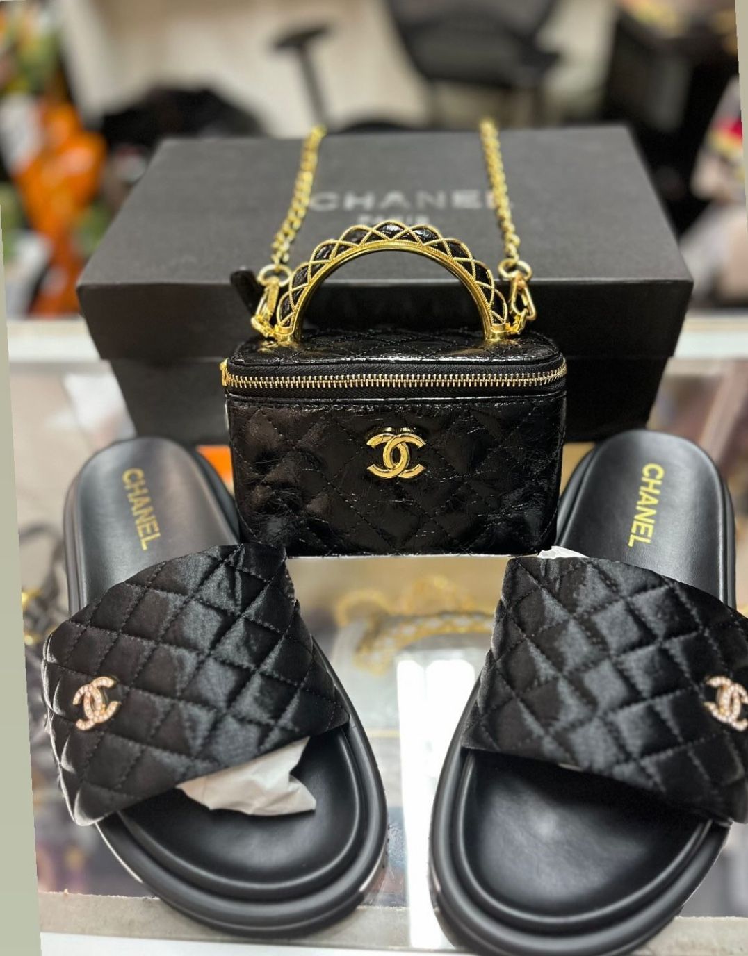 Chanel Sandal & Bag