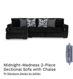 Ashley Midnight-Madness 2-Piece Sectional Sofa with Chaise