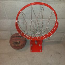 Basketball Hoop And Basketball 