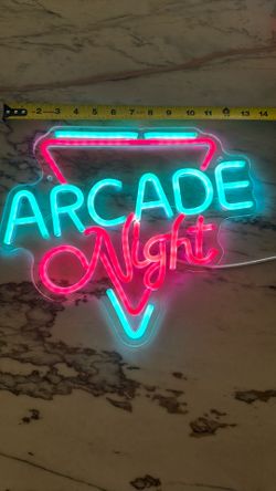 Neon Lights Gaming Decoration