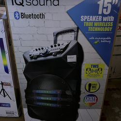 15" Bocina Bluetooth / 15" Bluetooth Speaker 
