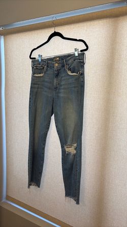 Mother Denim Jeans  Ankle Fray Size 32