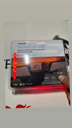TYPE S Tailgate LED Light with 4-Way Flat Pin Connector