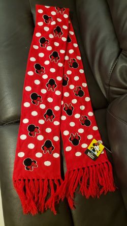Minnie Mouse Red Polka Dot Scarf
