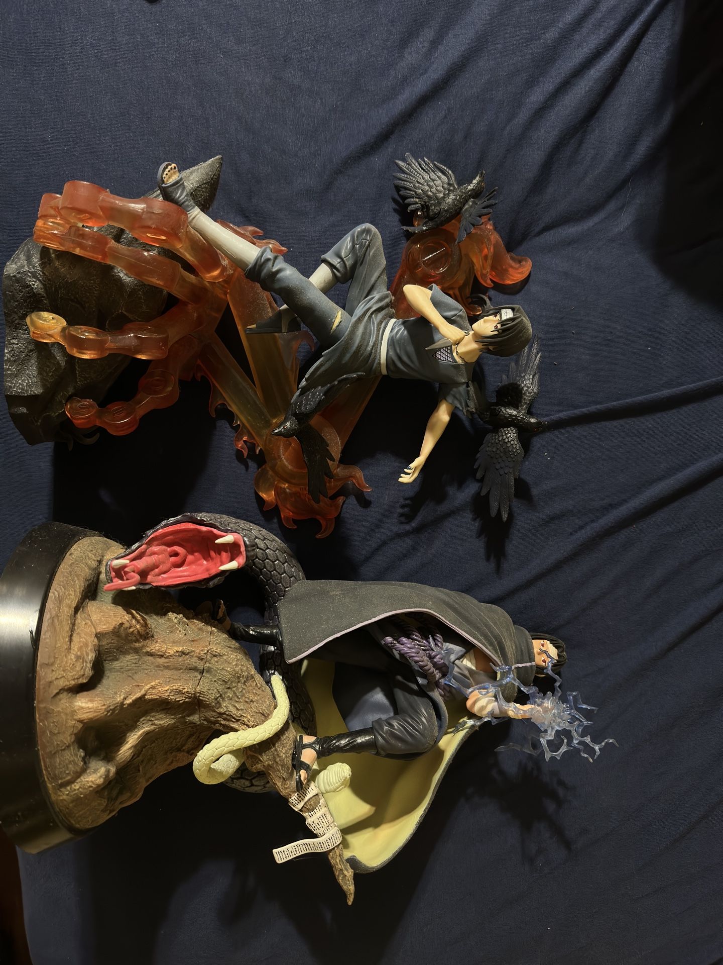 Sasuke And Itachi Resin Statues 