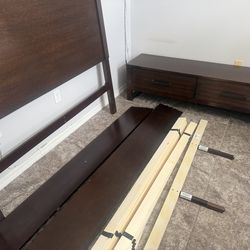 Queen bed frame