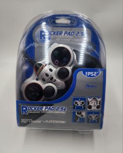 Naki Rocker Pad 2.5e Wired Dualshock 2 Feedback Compatible Controller For PS1 & PS2 New & Sealed 