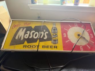 Retro Mason’s Root Beer Sign