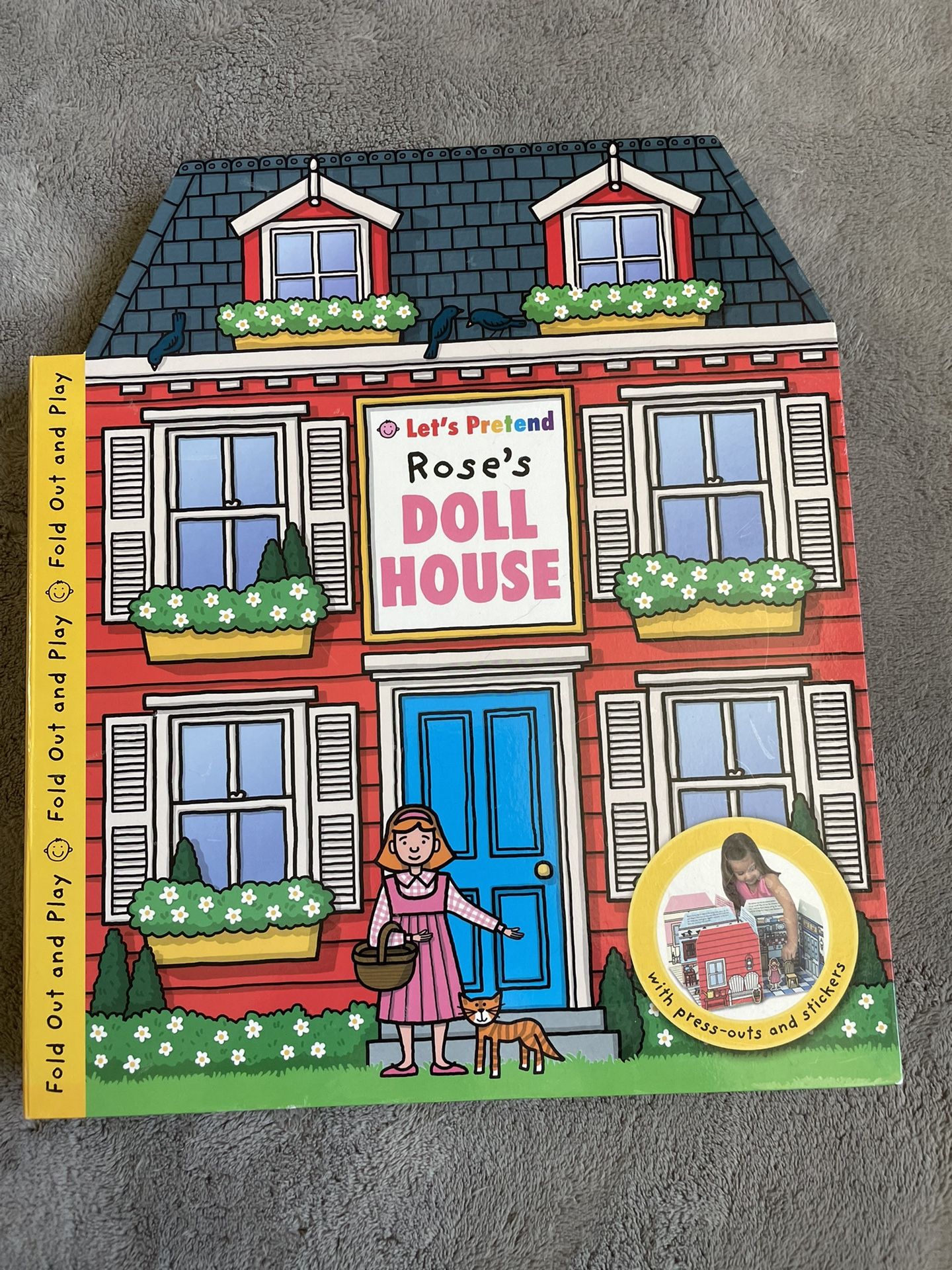 Rose’s Doll House Playset Fold Out Book