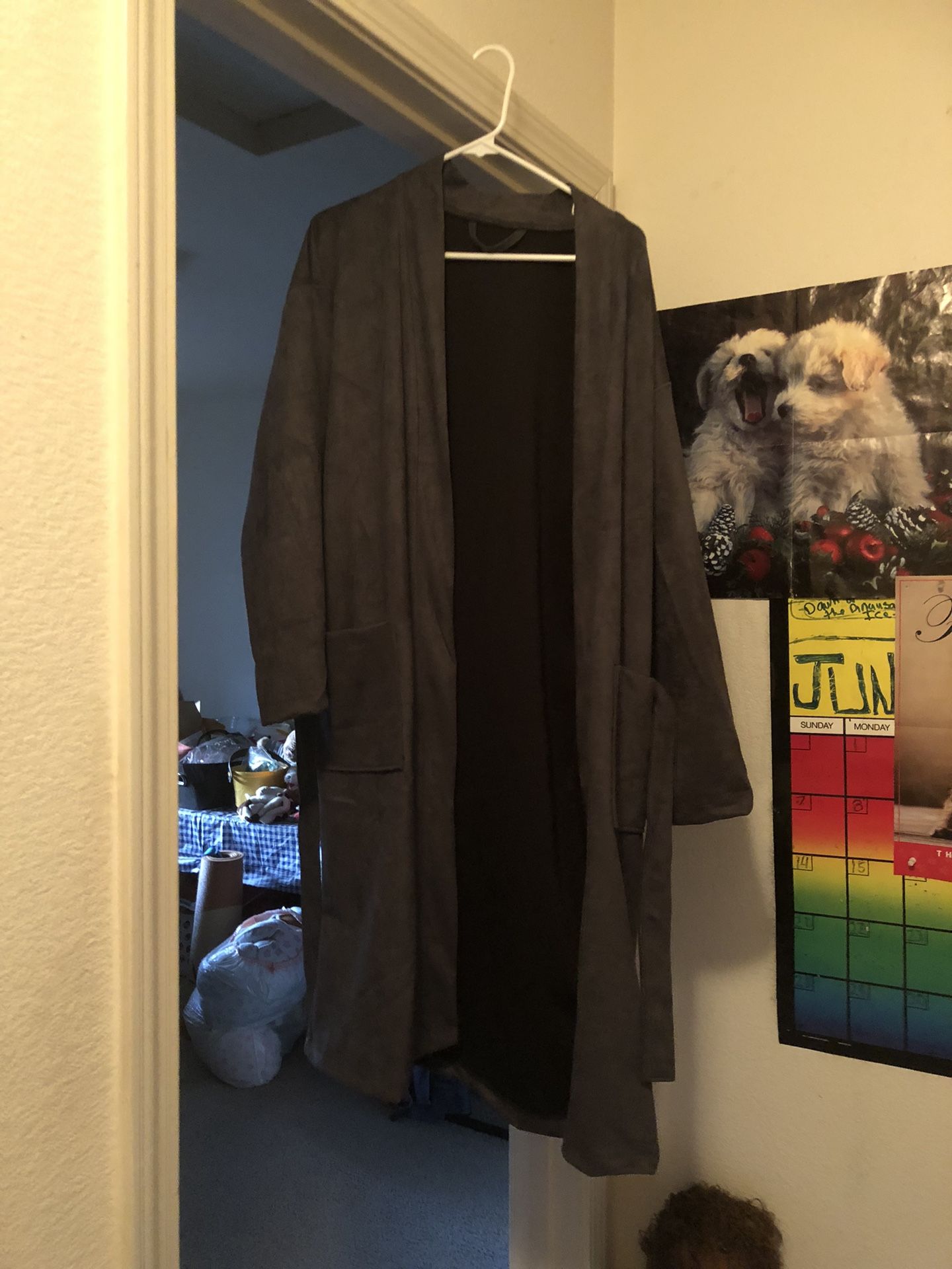 NEW Microfiber Fleece Robe