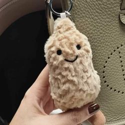 Jelly Cat Peanut Keychain Dupe With Tags