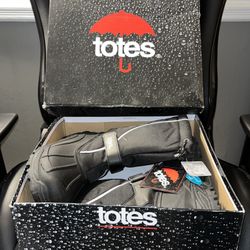 Totes Tornado Men’s Black Waterproof Winter Boots, Size 12M