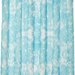 Shower Curtain Machine Washable - 72" x 72" - Teal Blue
