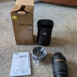 Nikor Fits Nikon 55-300 Camera Lens
