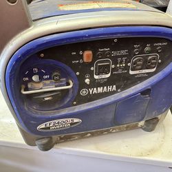 yamaha ef2400 is generator ,needs carb cleaned and missing side cover not running 