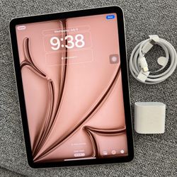 Apple iPad Air 11-inch, M3 128GB (Newest Model) ! Starlight Color, Brand New Just Open Today! Warranty 6/05/2026! 