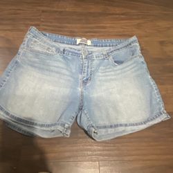 Women’s Signature by Levi Strauss & Co. denim shorts. 