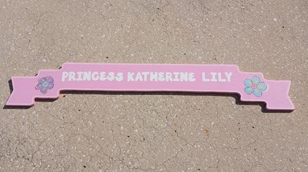 Large Wooden Banner Sign For Over A Crib, Bed, Door, WEDDING