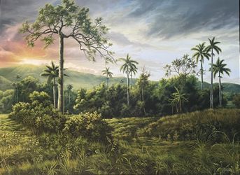 Michel Mico Cuban Artist Original Landscape Paintings
