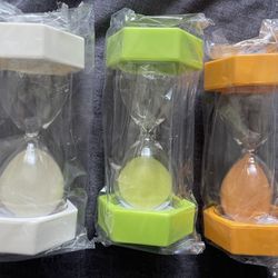Kids Sand timers  2/15/20 Minutes New 