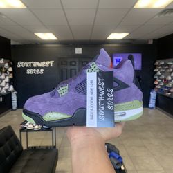 Jordan 4 Purple Canyon Size 5.5y(7w) Available In Store!