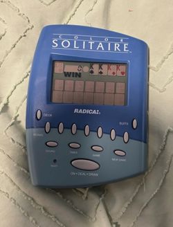 Vintage 1999 Radica Solitaire Electronic Handheld Game Testing & Works