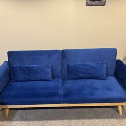 Small Blue Sofa bed 