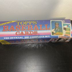 TOPPS BASEBALL CARDS THE OFFICIAL 1989 COMPLETE SET