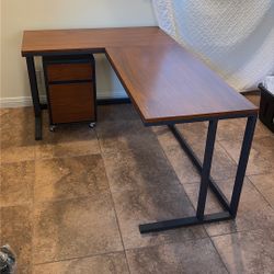 Great L Shape Office Desk Brakes Down Into 2 Prices 