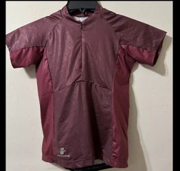 hincapie cycling jersey Woman’s Size M Burgundy Cs Vita Jersey 1/4 Zip