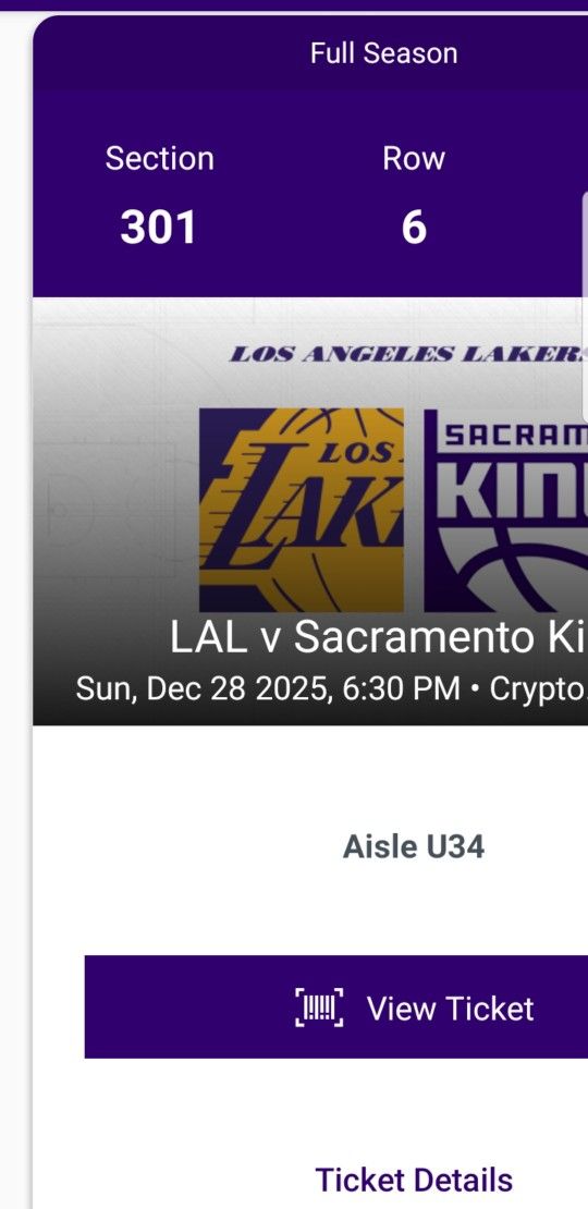 Lakers Vs Sacramento Kings