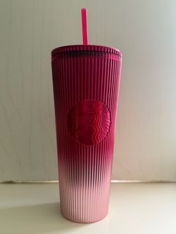 Starbucks Candy Cane Red Ombre Stripe Gradient