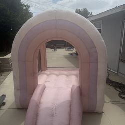 PlaySMOL Pink Rainbow Jumping House 