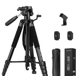 JOILCAN Tripod Camera Tripods, 74" Tripod for Camera Cell Phone Video Recording, Heavy Duty Tall Camera Tripod Stand