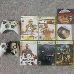 Xbox 360 Games And Controllers