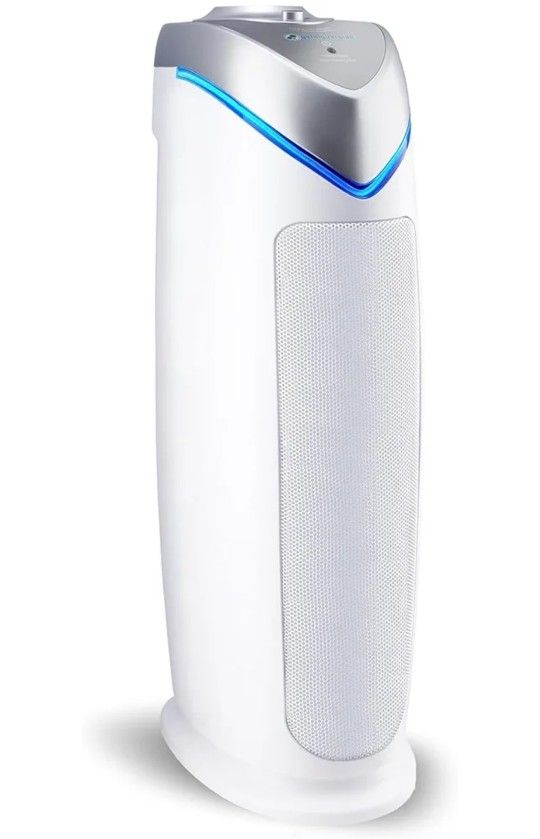 GermGuardian Air Purifier for Home with HEPA Pure Filter, for Wildfire Smoke, Pet Dander, Pollen, Odors, Large Rooms Up To 743 Sq. Ft.,