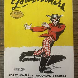 Forty Niners vs Brooklyn Dodgers September 22, 1946