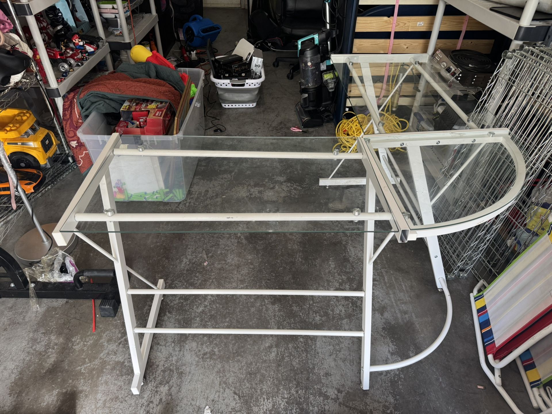 Glass Desk