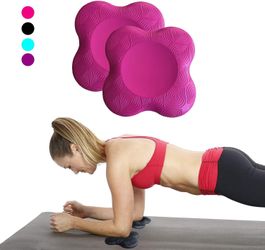 2pc Yoga Knee Pads - Fuchsia 