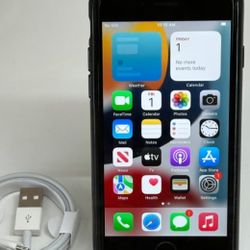 Unlocked iPhone 6s 64GB LIKE NEW w/Protective Case A1633 Black Grey
