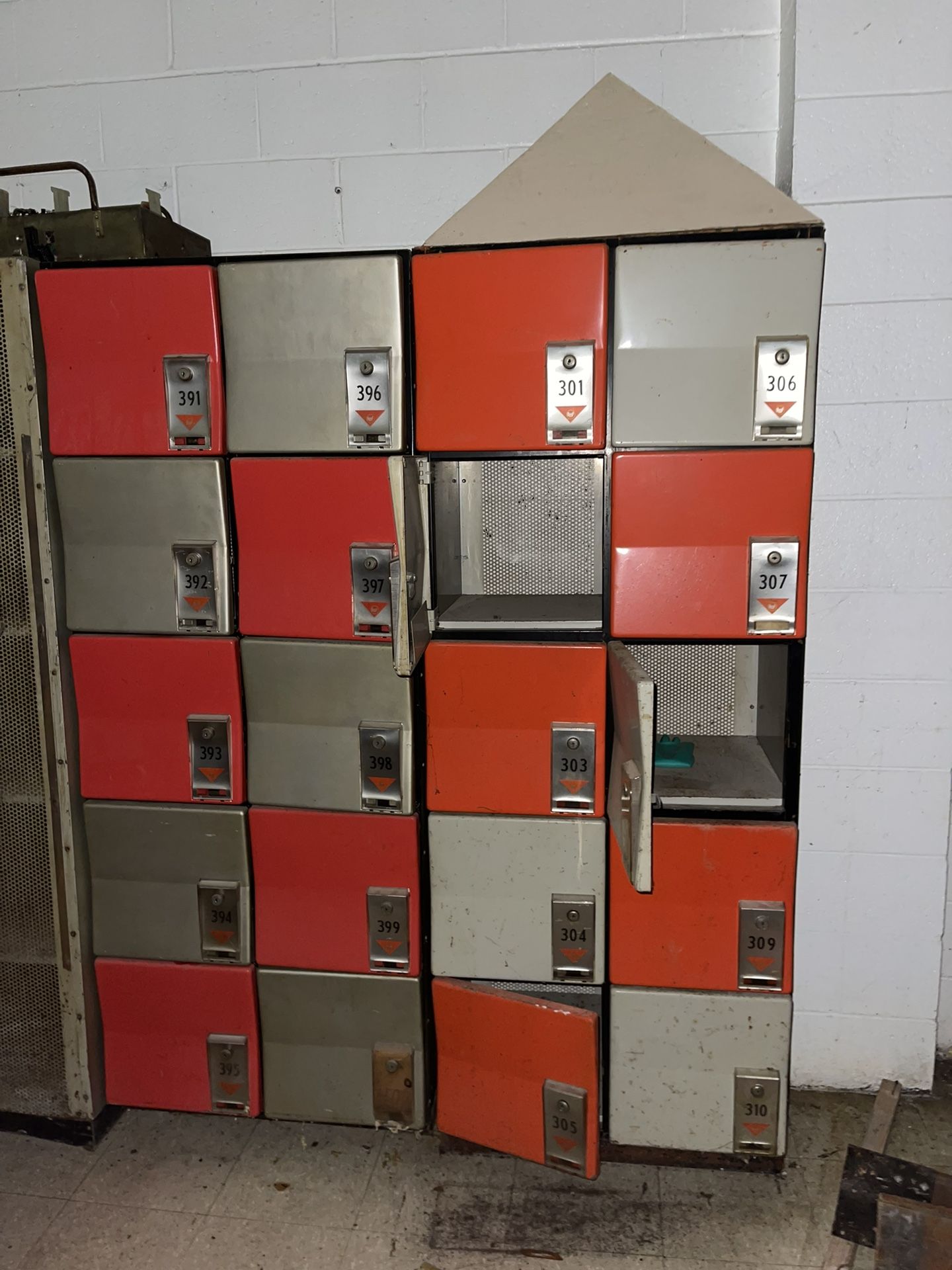 Vintage Bowling Lockers 