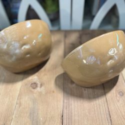 Glazed Ceramic Wall Planters Set Of 2 Flower Pot Garden Decor 