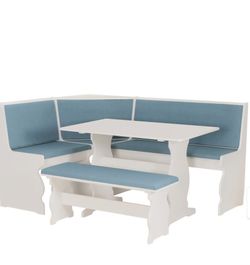Linon Hannah Breakfast Nook 3-piece Dining Set
