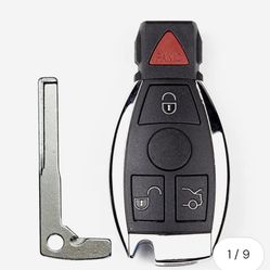 Uncut Mercedes Benz Key
