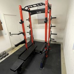 Vesta Fitness HR1000 | Adjustable Bench | 230lb Bumpers Olympic Weight | 7ft Olympic Barbell | Fitness | Gym Equipment | FREE DELIVERY 🚚 