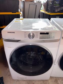 Samsung Front Load Washing Machine with Steam and Dryer